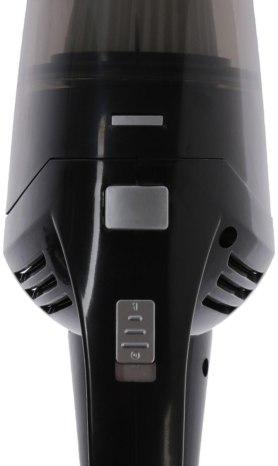 Пылесос автомобильный CYCLONE TURBO 100 Вт, 12 В, 5 насадок, черный