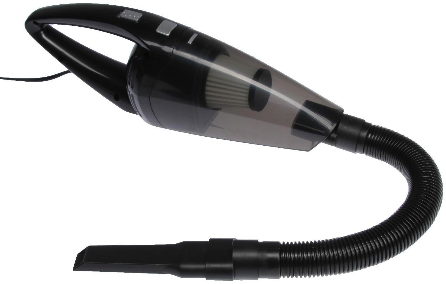 Пылесос автомобильный CYCLONE TURBO 100 Вт, 12 В, 5 насадок, черный