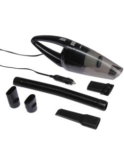 Пылесос автомобильный CYCLONE TURBO 100 Вт, 12 В, 5 насадок, черный
