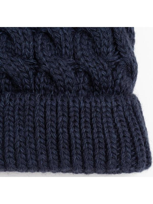 Шапка женская , цвет тёмно-синий, размер 56-58