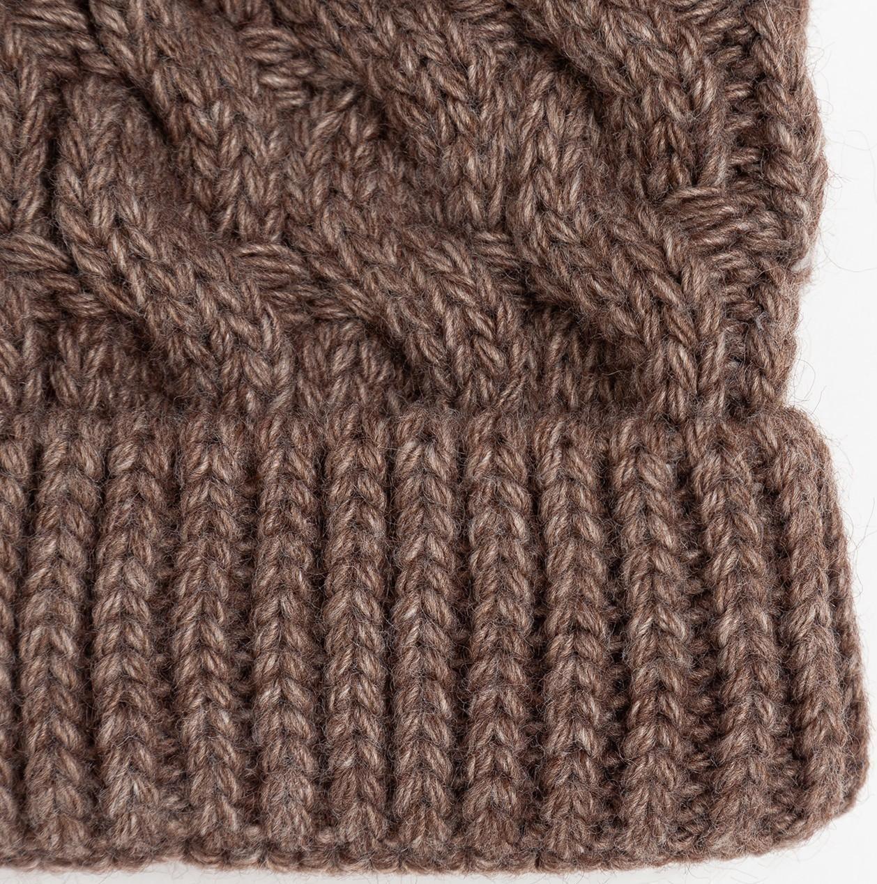 Шапка женская , цвет кофе, размер 56-58