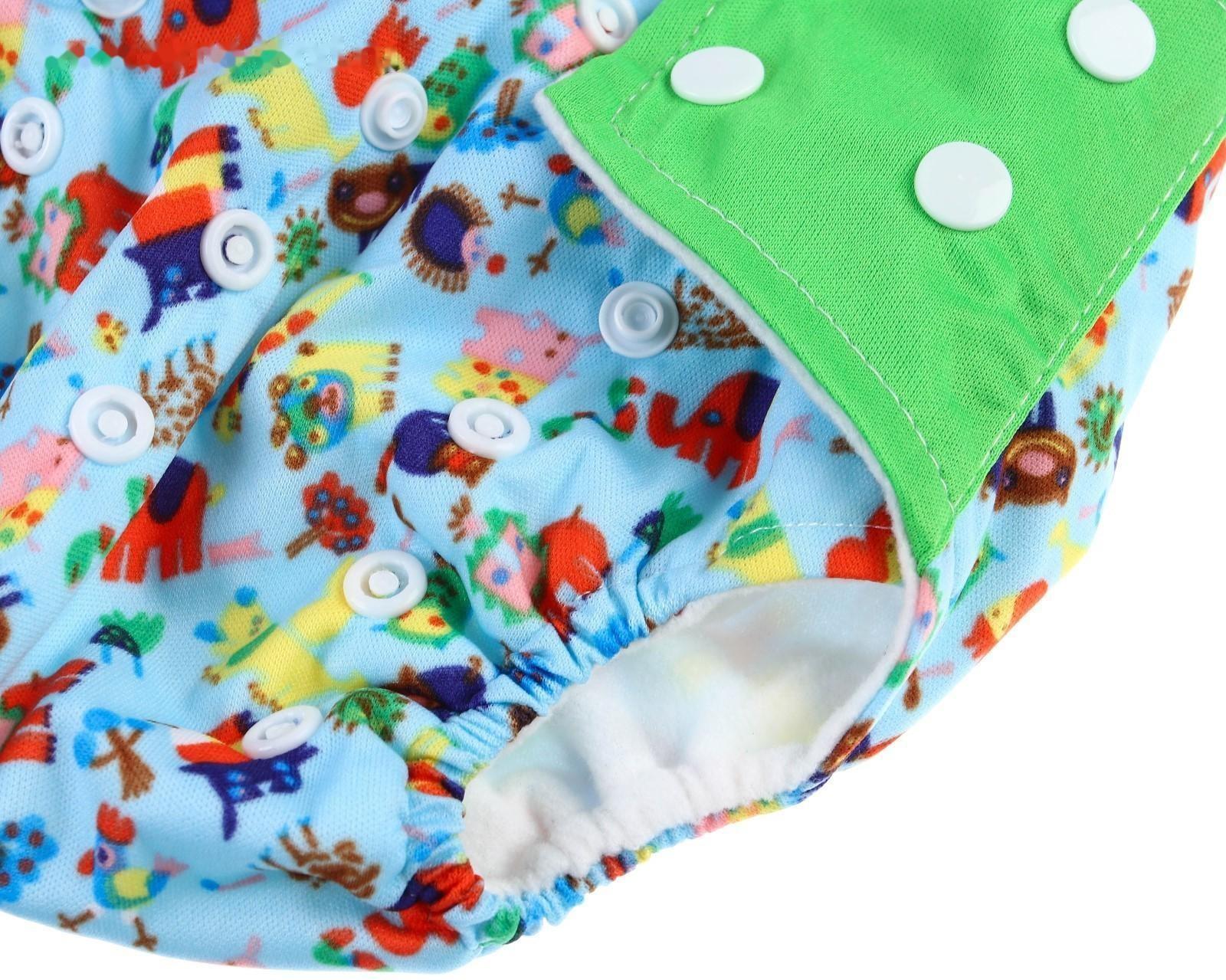 Многоразовый подгузник+ 1 вкладыш в комплекте «Зверушки»