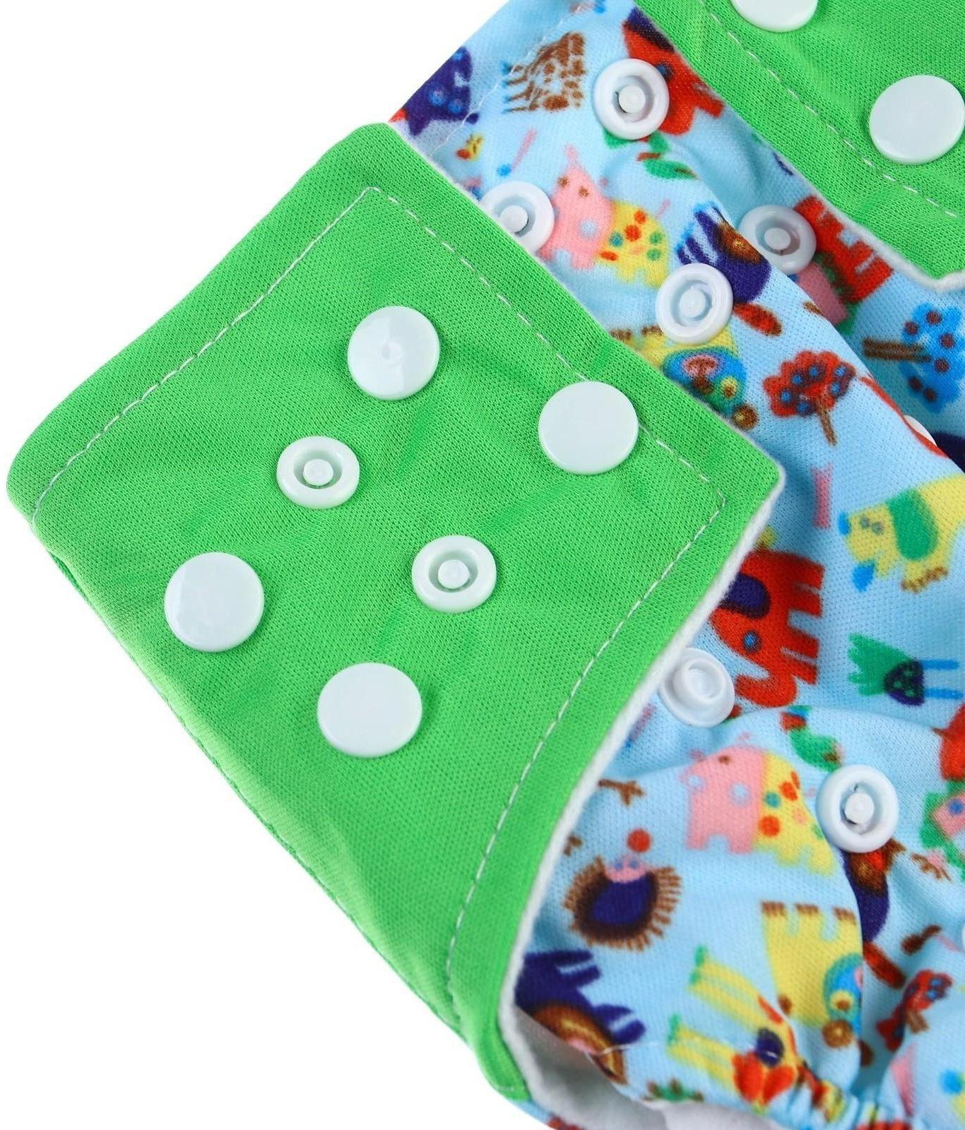 Многоразовый подгузник+ 1 вкладыш в комплекте «Зверушки»