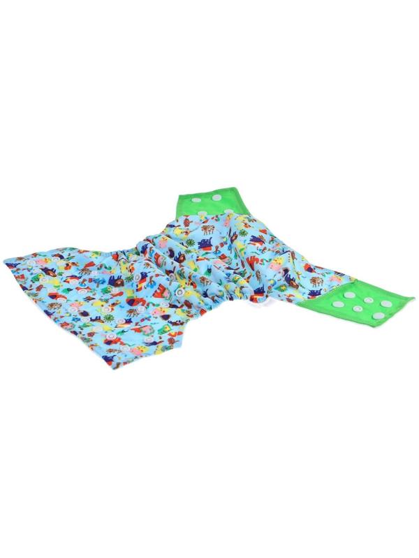 Многоразовый подгузник+ 1 вкладыш в комплекте «Зверушки»