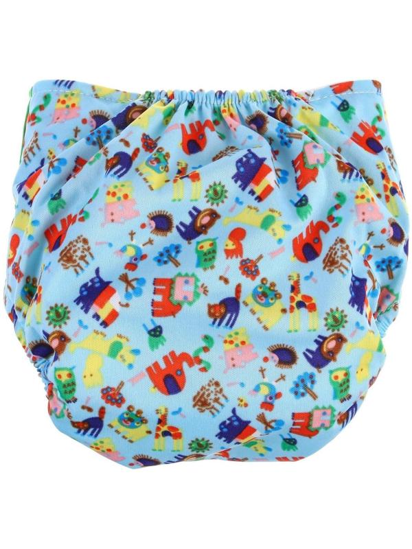 Многоразовый подгузник+ 1 вкладыш в комплекте «Зверушки»
