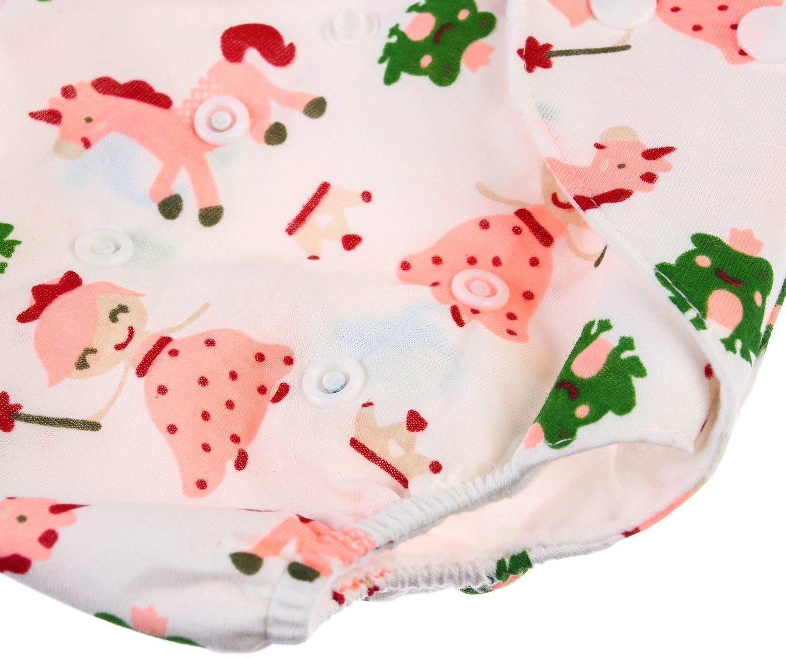 Многоразовый подгузник с вкладышем «Единорог»