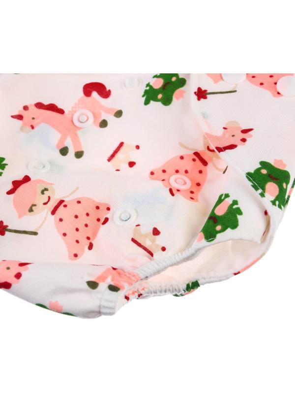 Многоразовый подгузник с вкладышем «Единорог»
