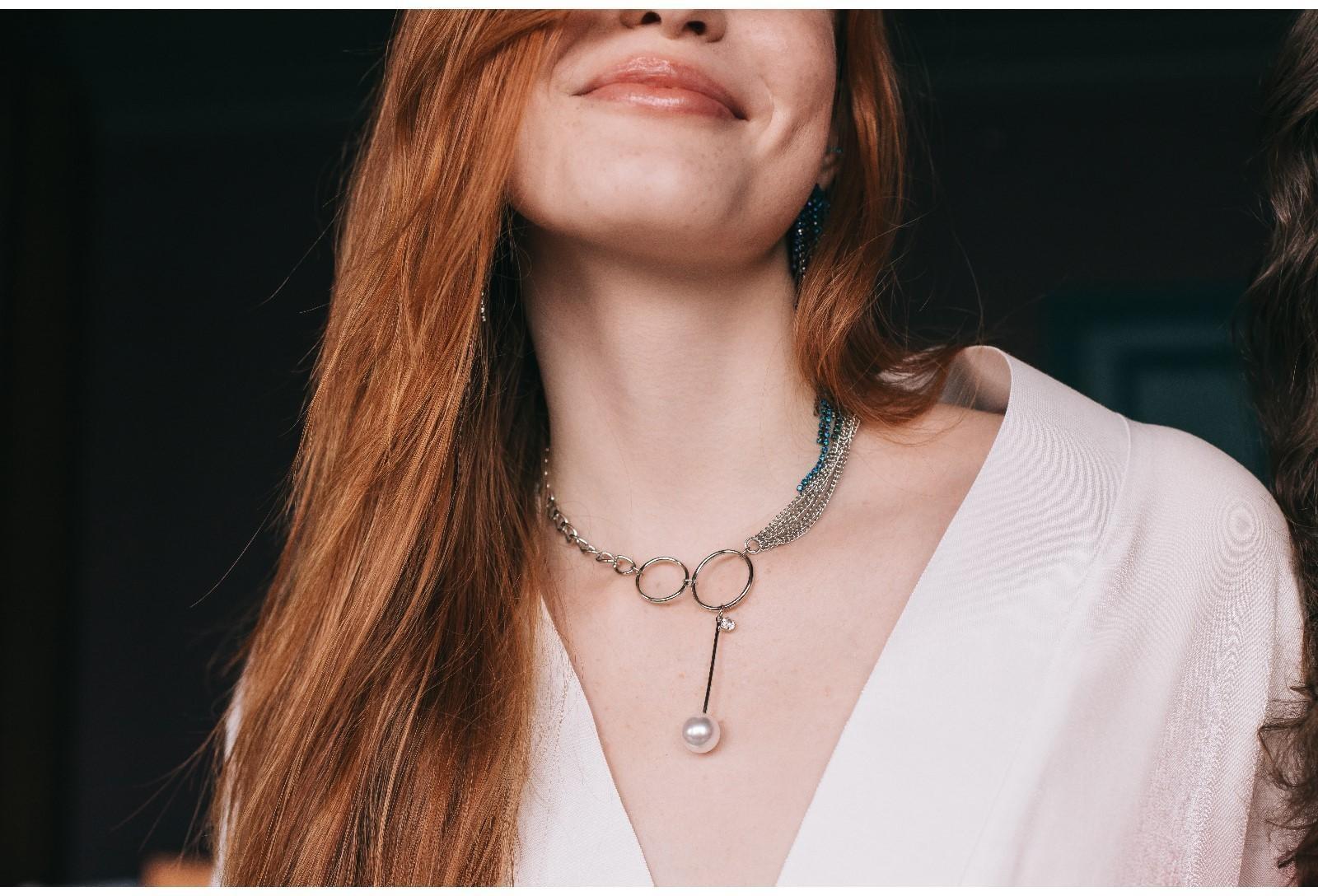 Кулон с жемчугом 