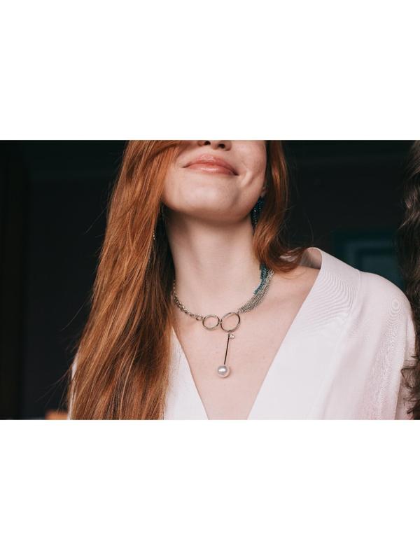 Кулон с жемчугом 