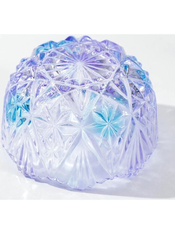 Сахарница стеклянная Доляна «Сумерки», 250 мл, 10×12,5 см, с крышкой