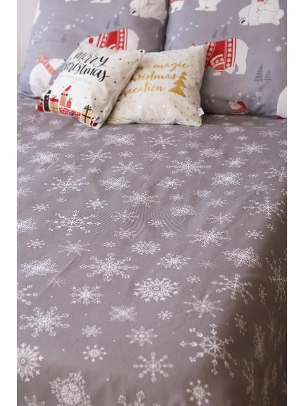 Покрывало Этель «Снежинки», 150*215 см, 100% хлопок