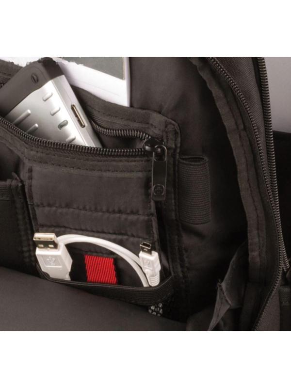 Рюкзак молодёжный Wenger, 43 х 32 х 21 см, эргономичная спинка, отделение для ноутбука, чёрный