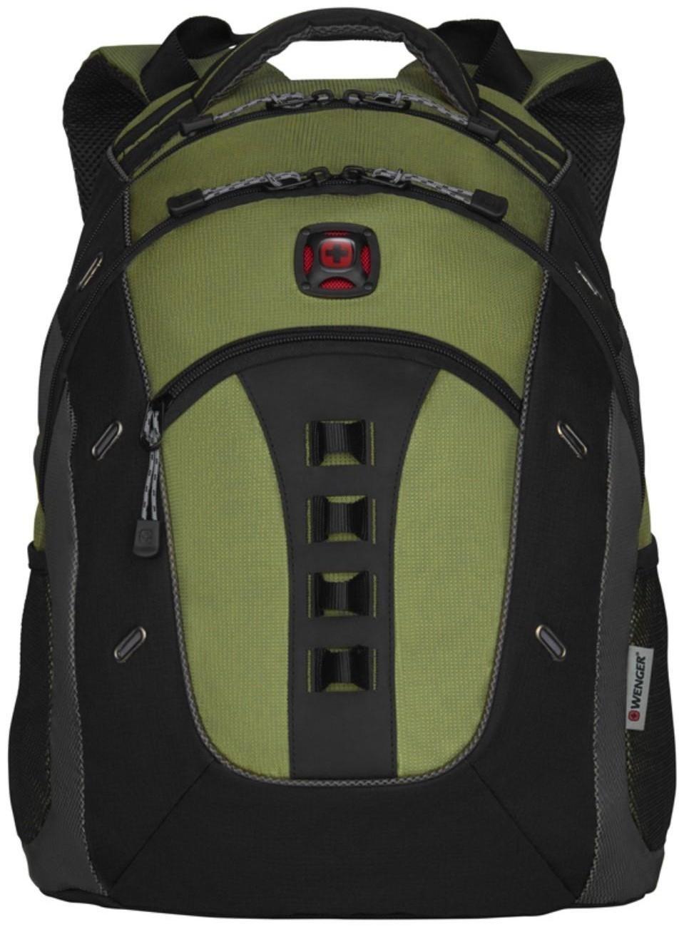Рюкзак молодёжный Wenger, 49 х 38 х 25 см, эргономичная спинка, отделение для ноутбука, зелёныйёный