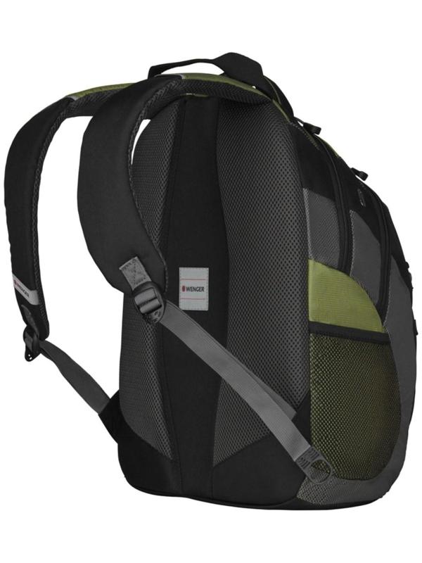 Рюкзак молодёжный Wenger, 49 х 38 х 25 см, эргономичная спинка, отделение для ноутбука, зелёныйёный