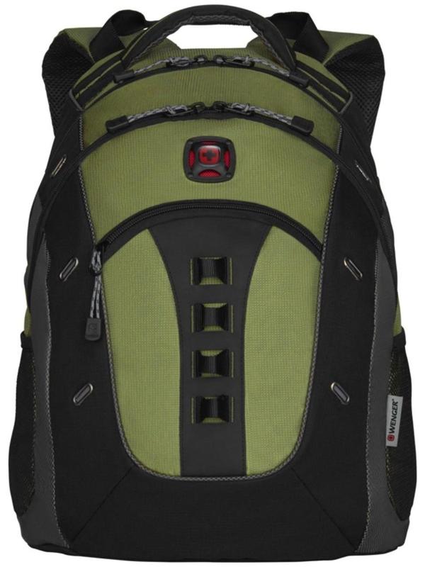 Рюкзак молодёжный Wenger, 49 х 38 х 25 см, эргономичная спинка, отделение для ноутбука, зелёныйёный