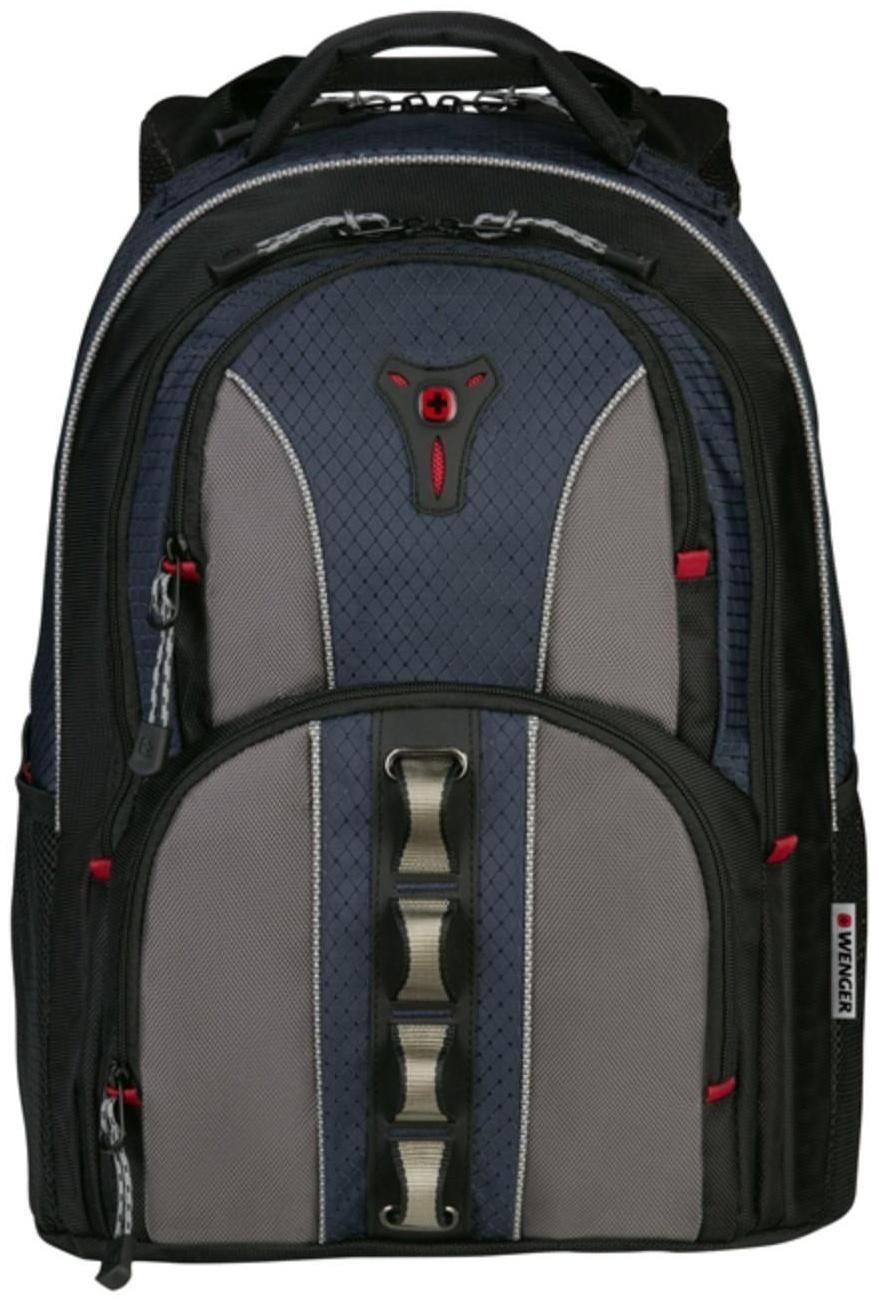 Рюкзак молодёжный Wenger, 46 х 35 х 23 см, эргономичная спинка, отделение для ноутбука, синий