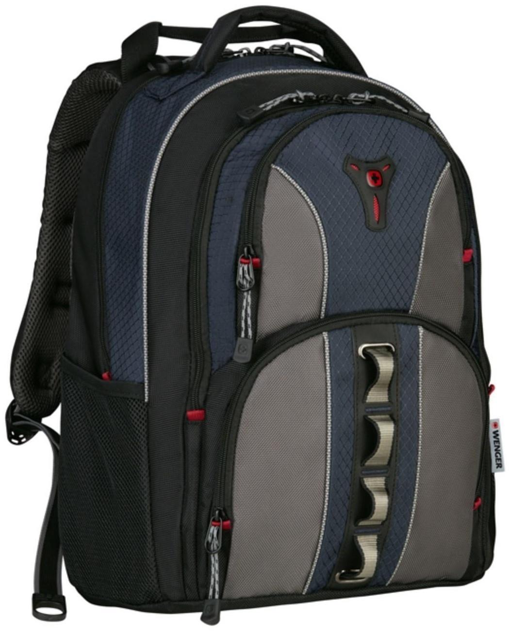 Рюкзак молодёжный Wenger, 46 х 35 х 23 см, эргономичная спинка, отделение для ноутбука, синий