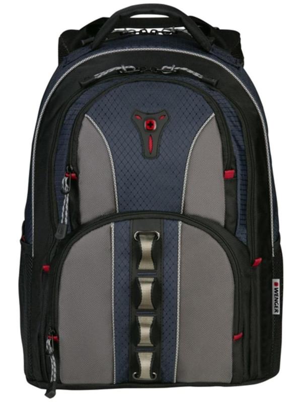 Рюкзак молодёжный Wenger, 46 х 35 х 23 см, эргономичная спинка, отделение для ноутбука, синий