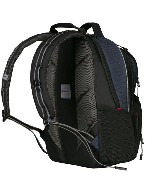 Рюкзак молодёжный Wenger, 46 х 35 х 23 см, эргономичная спинка, отделение для ноутбука, синий