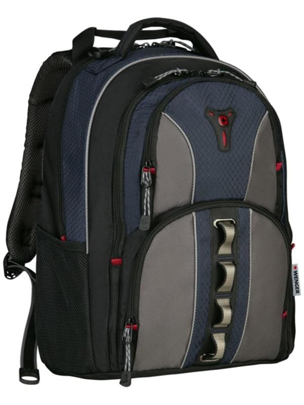 Рюкзак молодёжный Wenger, 46 х 35 х 23 см, эргономичная спинка, отделение для ноутбука, синий