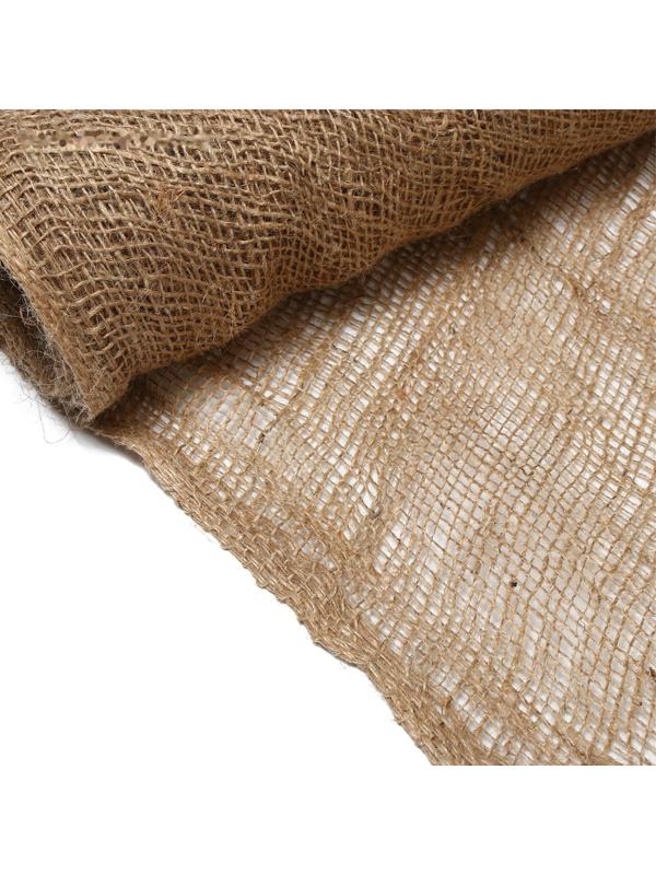Джут натуральный, 5 × 1,1 м, плотность 150 г/м², плетение 22/20