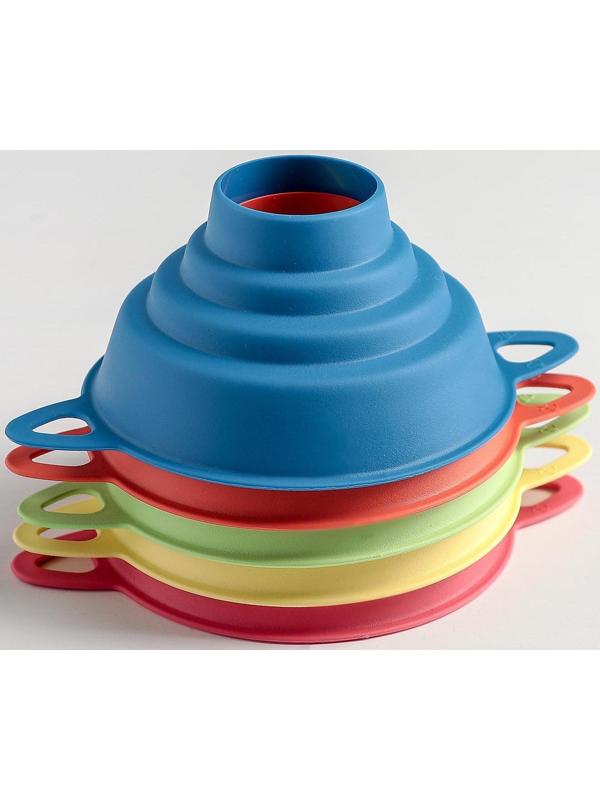 Воронка для банок 4 диаметра, верхний d=10 см, цвет МИКС