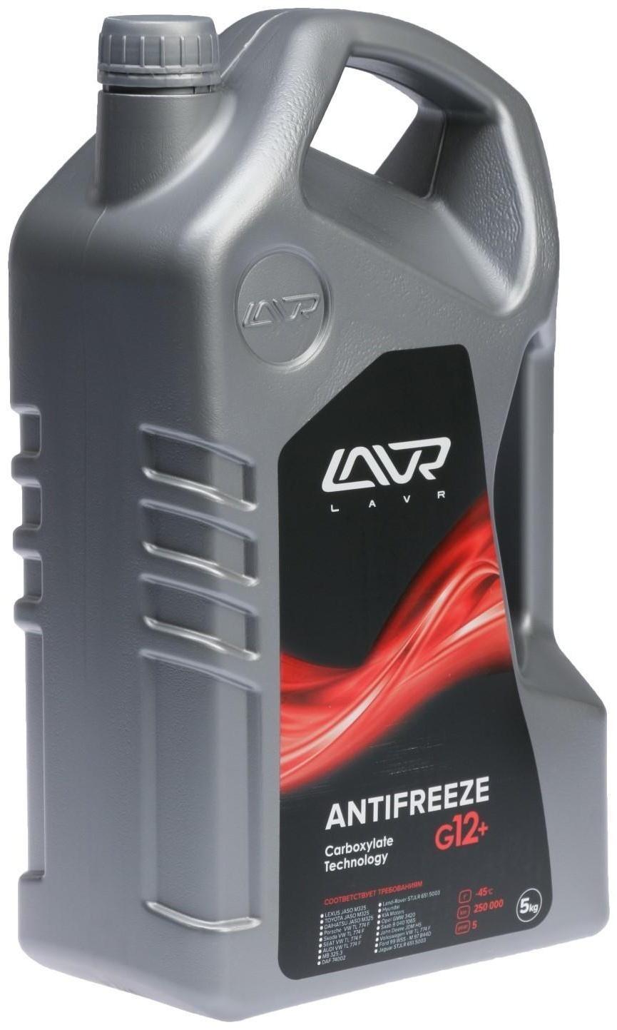 Антифриз ANTIFREEZE LAVR -40 G12+, 5 кг Ln1710