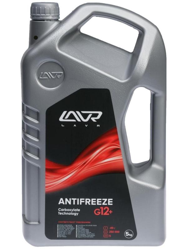 Антифриз ANTIFREEZE LAVR -40 G12+, 5 кг Ln1710