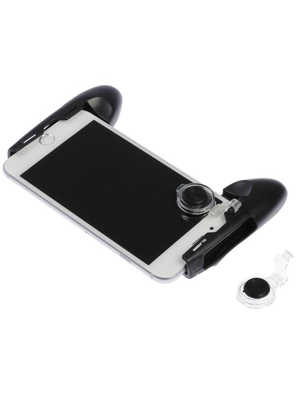 Джойстик для телефона LuazON, со стиками, ширина до 19 см, черный