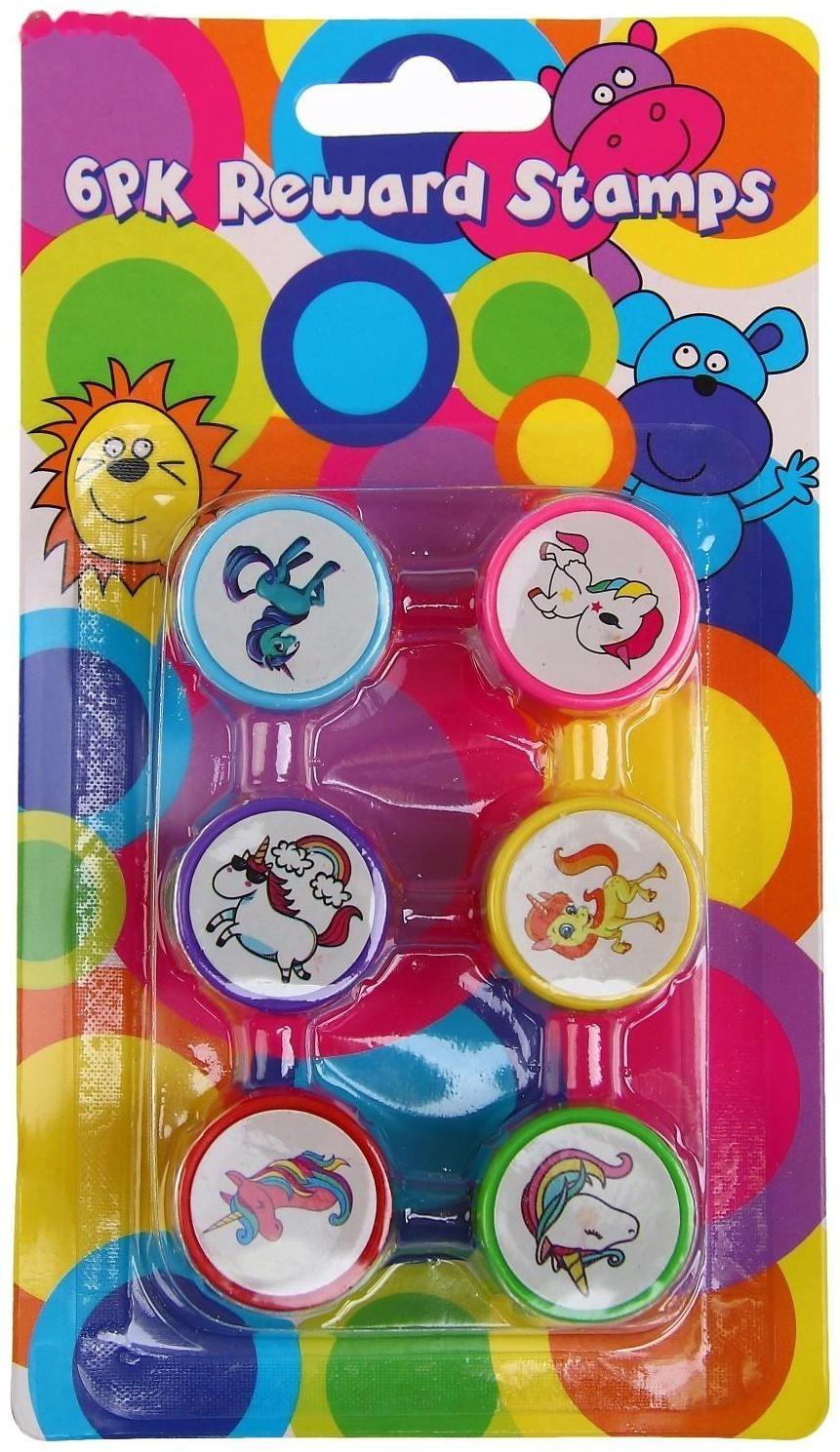 Печать цветная «Весёлые единороги», набор 6 шт.