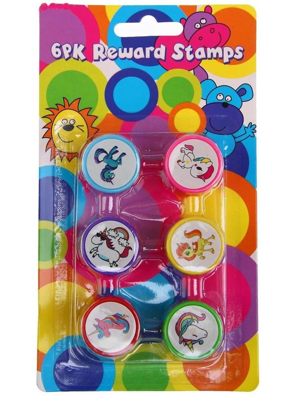 Печать цветная «Весёлые единороги», набор 6 шт.