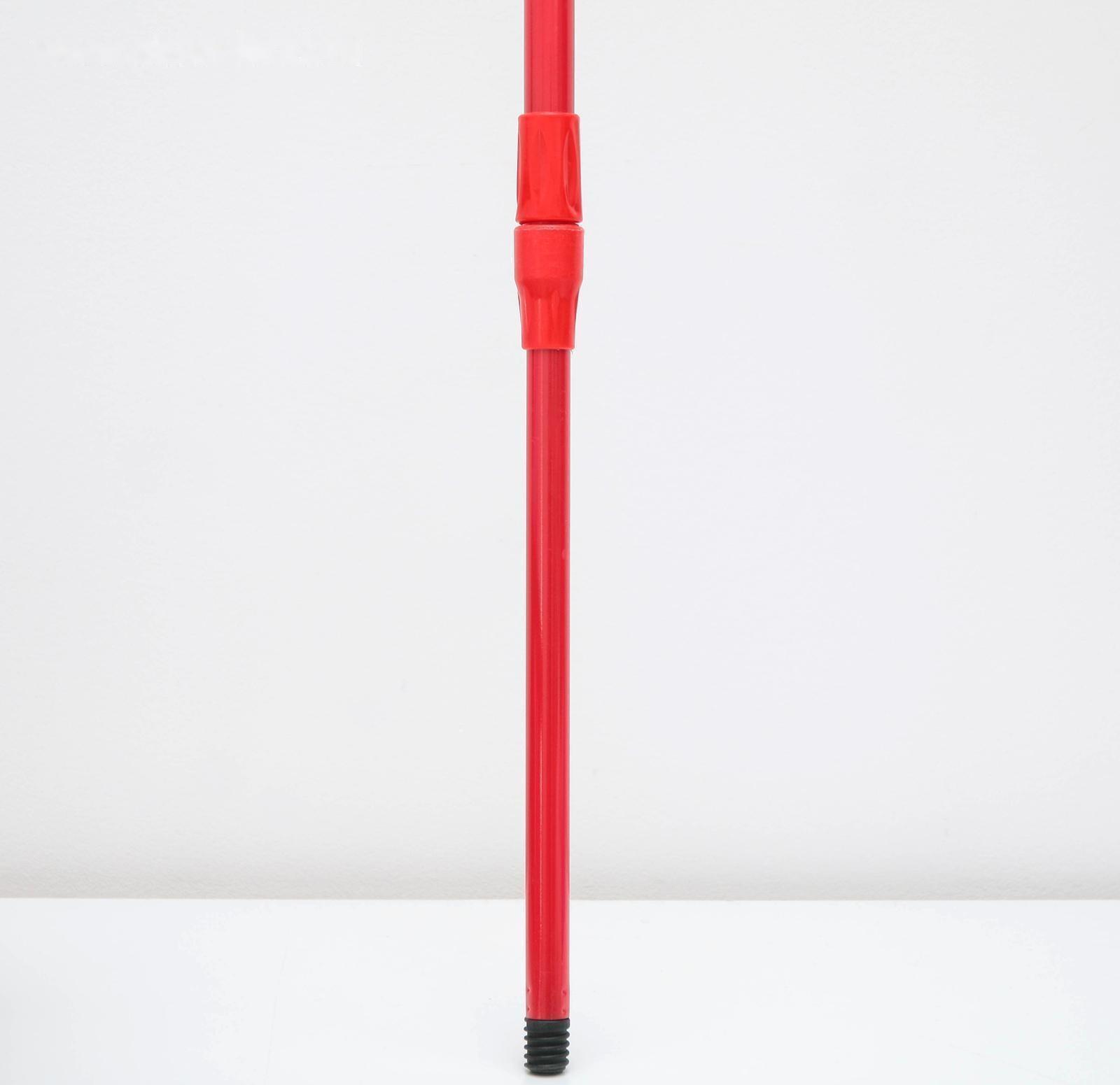 Черенок металлический, телескопический 136,5-210 см, цвет МИКС