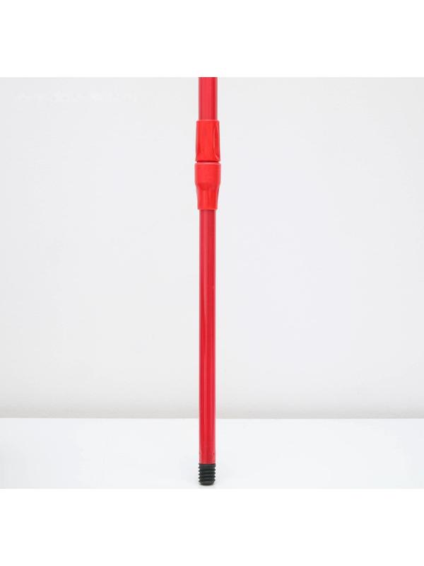 Черенок металлический, телескопический 136,5-210 см, цвет МИКС