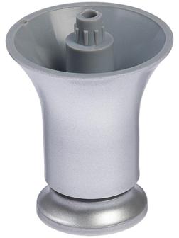 Опора регулируемая Н=60-Р мм, цвет матовый хром