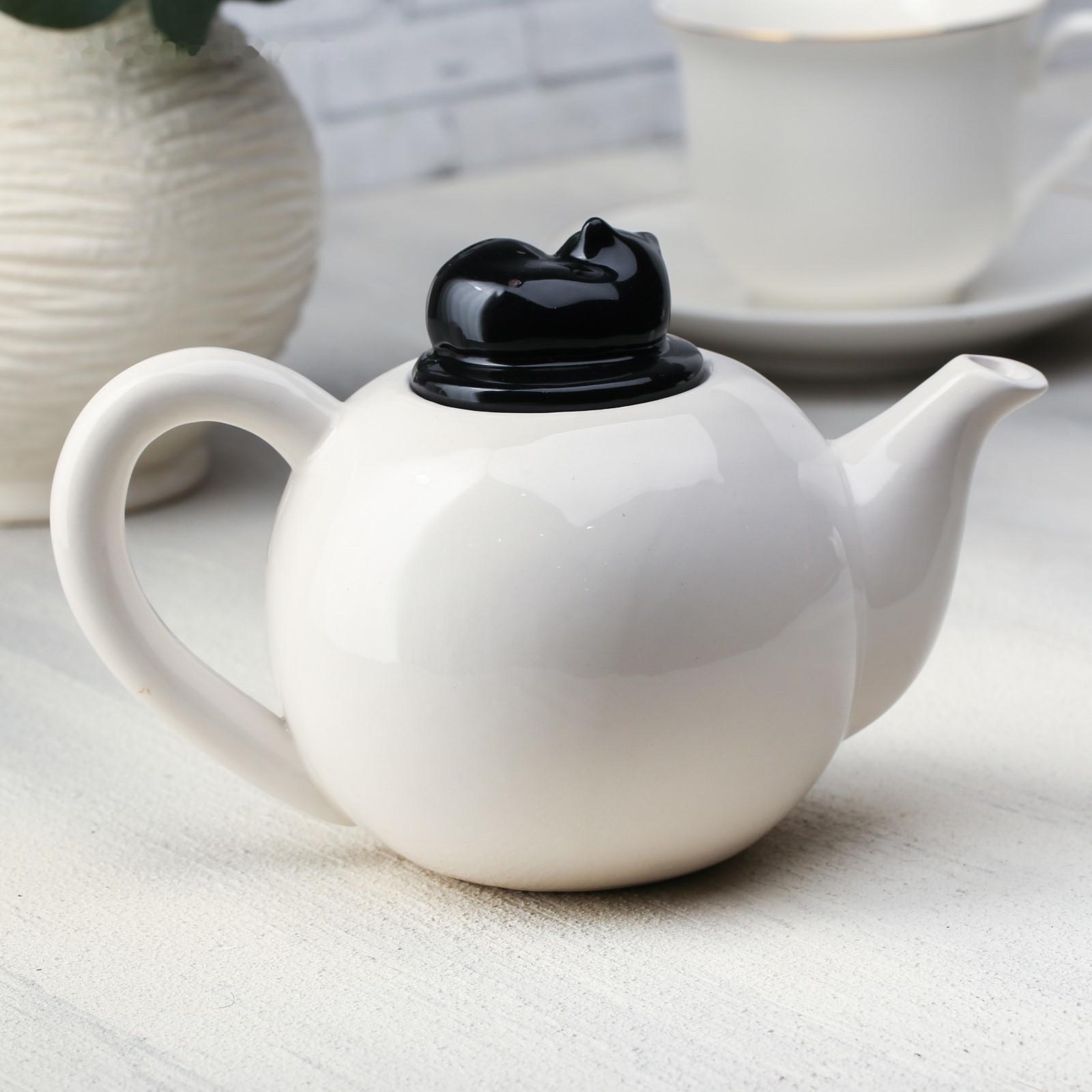 Чайник «Дом там, где твой кот», 350 мл