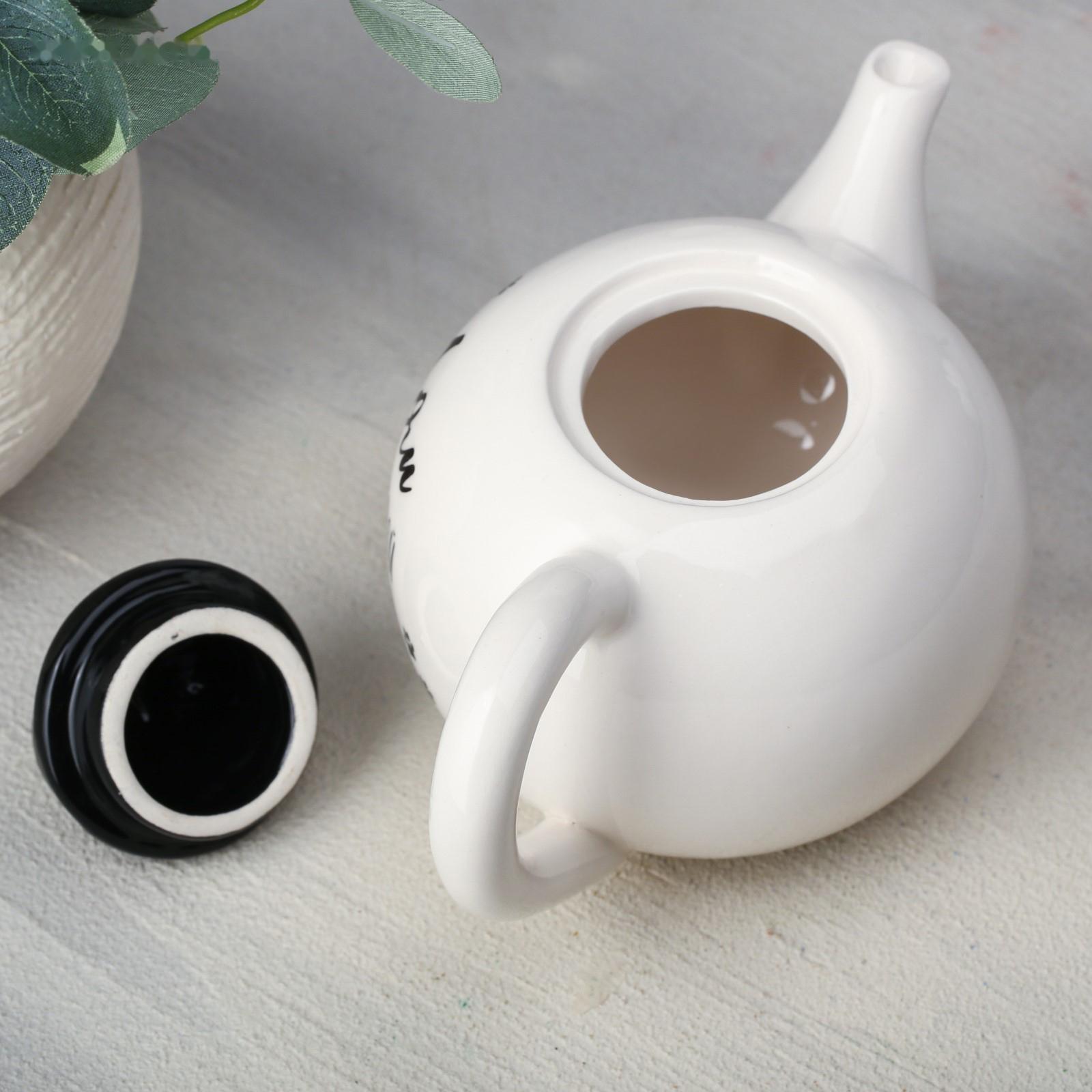 Чайник «Дом там, где твой кот», 350 мл