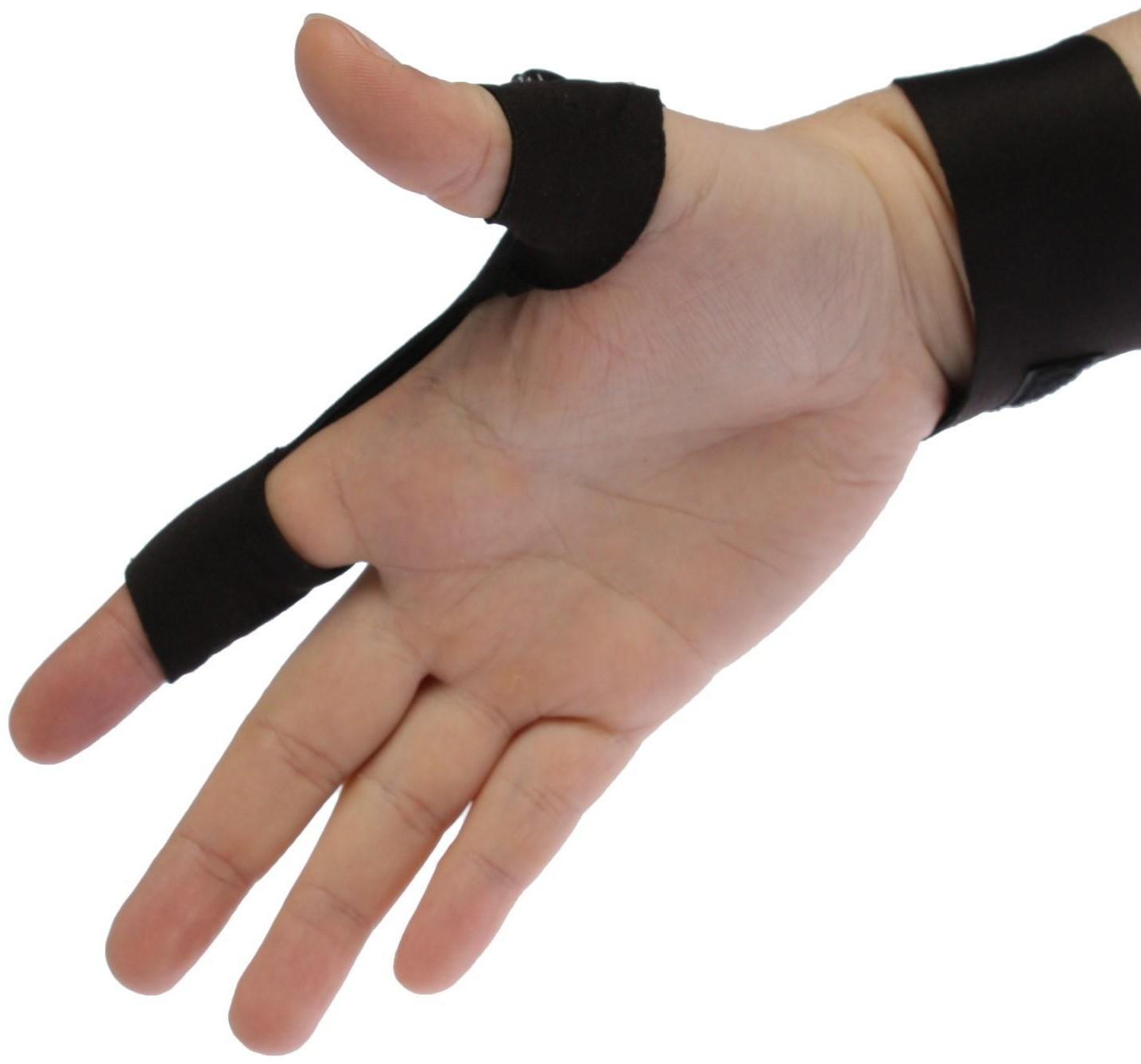 Перчатка для ремонта с двумя светодиодами, черный