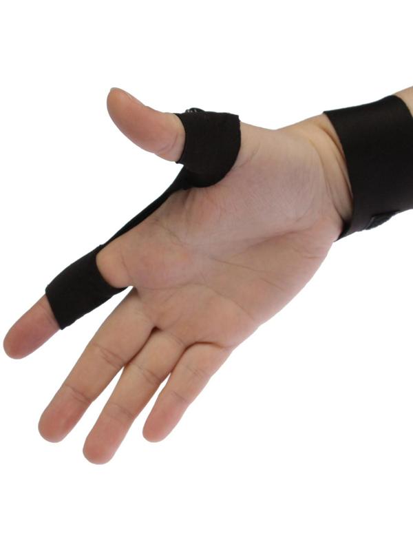 Перчатка для ремонта с двумя светодиодами, черный