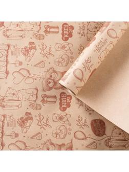 Бумага упаковочная крафт 