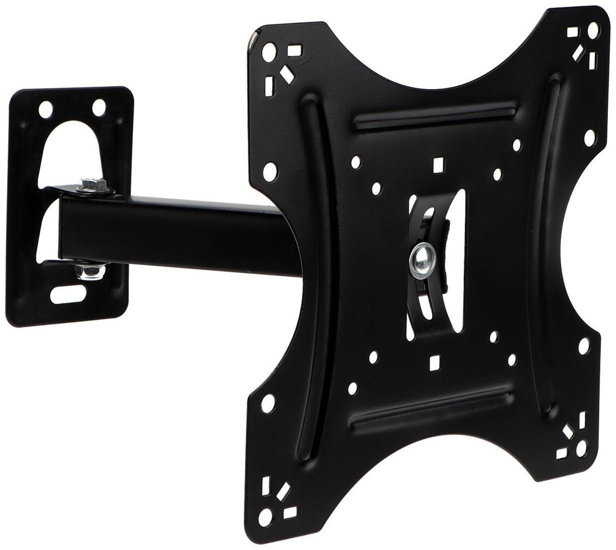 Кронштейн LuazON KrON-76, для ТВ, наклонно-поворотный, 14-42