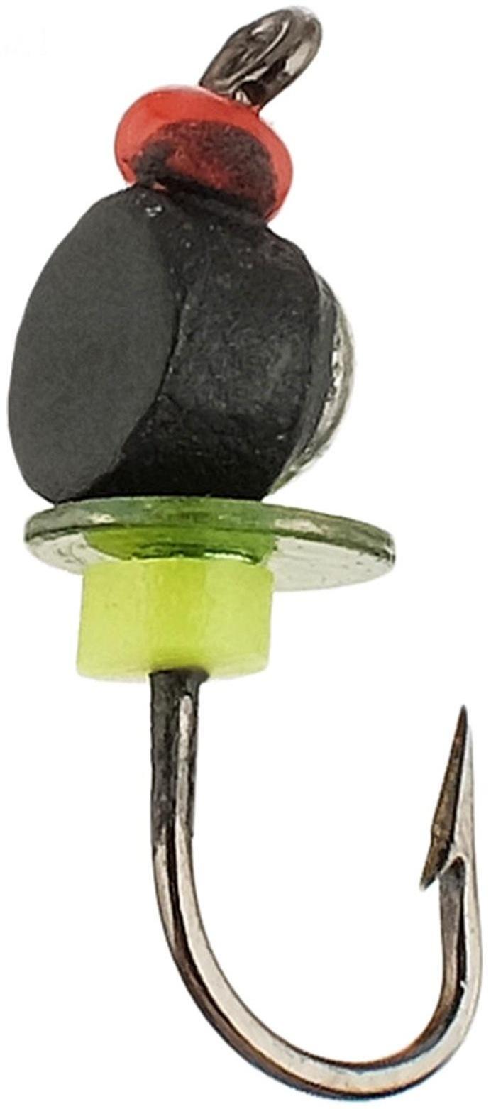 Мормышка таблетка 2,5 с коронкой