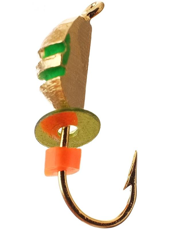 Мормышка клопик 2,5 с рисками (гальваника)