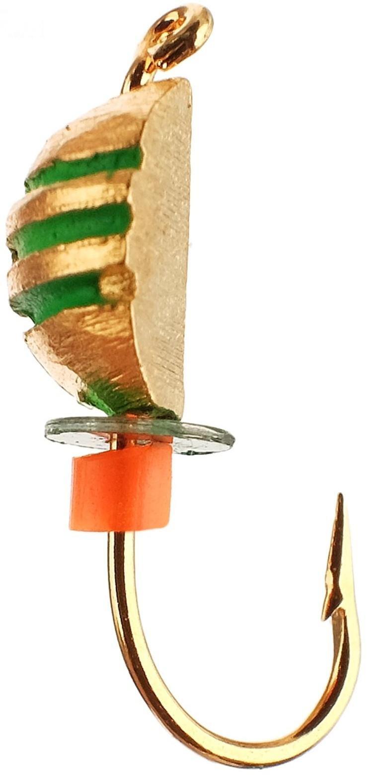 Мормышка клопик 3 с рисками (гальваника)