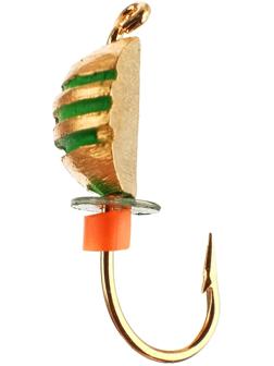 Мормышка клопик 3 с рисками (гальваника)