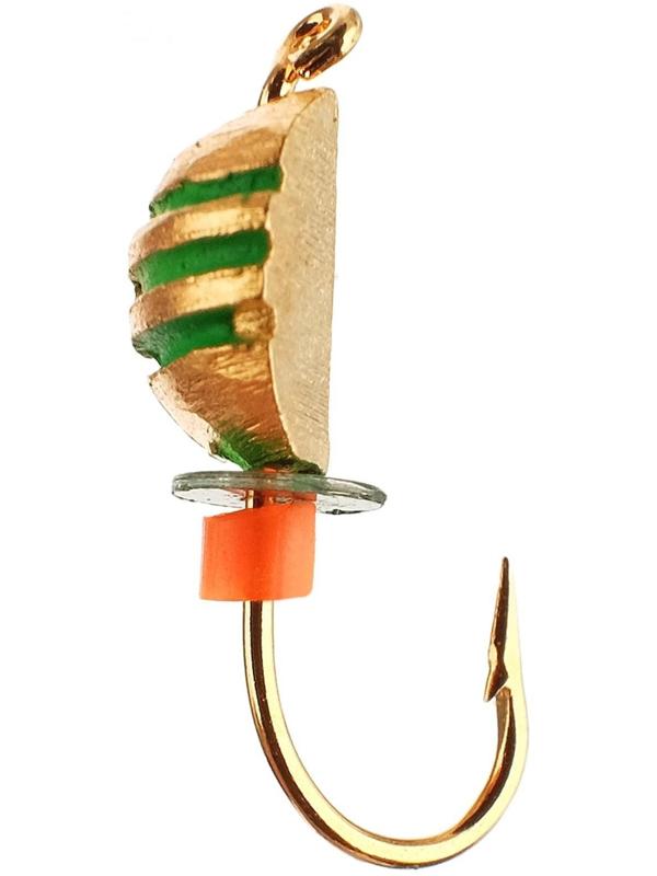 Мормышка клопик 3 с рисками (гальваника)