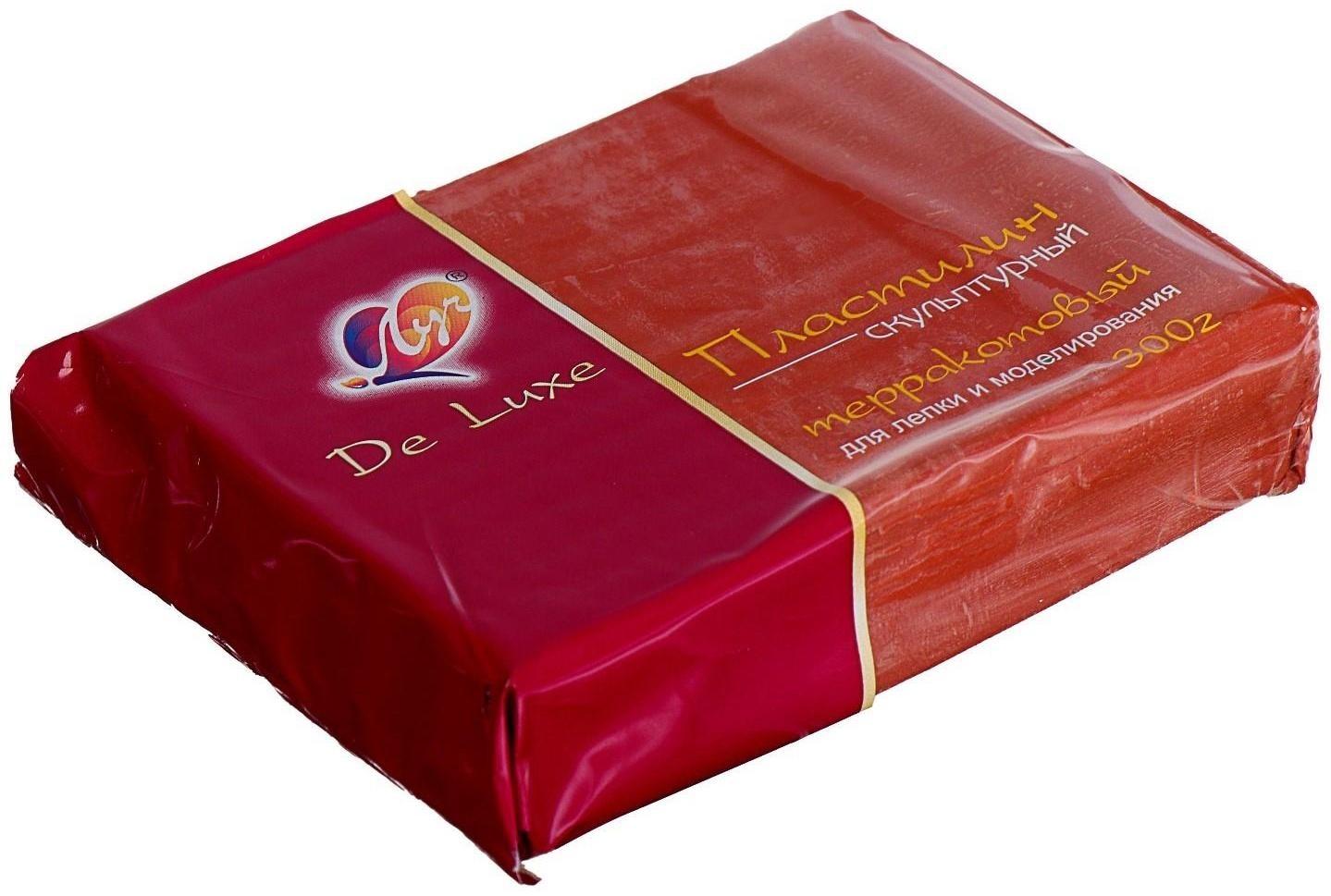 Пластилин скульптурный терракотовый, 300 г 