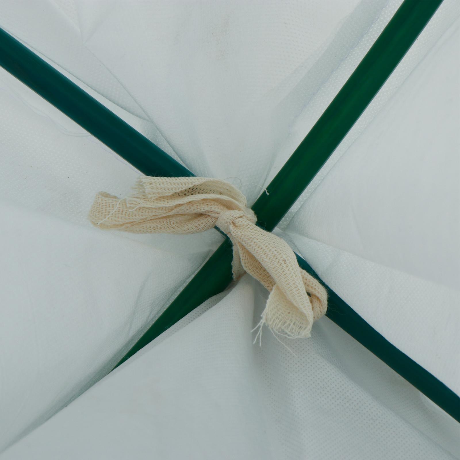 Набор для укрытия растений: металлический каркас, 100 × 65 см, спанбонд с УФ-стабилизатором, плотность 60 г/м²