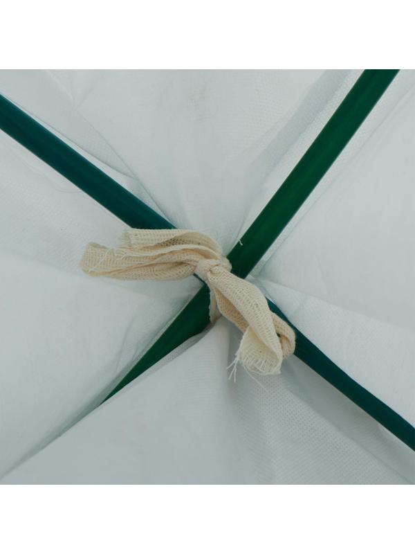 Набор для укрытия растений: металлический каркас, 100 × 65 см, спанбонд с УФ-стабилизатором, плотность 60 г/м²