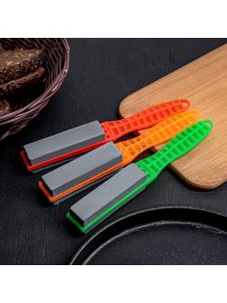 Точилка для металлических ножей с ручкой Доляна, 19×2,5 см