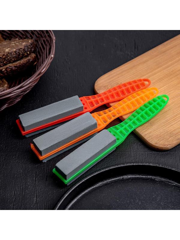 Точилка для металлических ножей с ручкой Доляна, 19×2,5 см